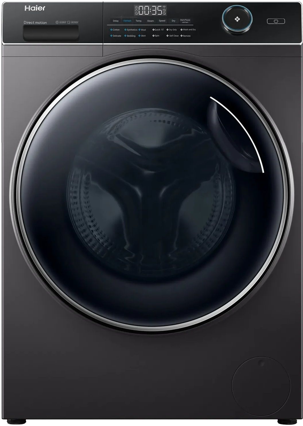 haier 10.5 kg Fully Automatic Front Load with In-built Heater Black-picture-16