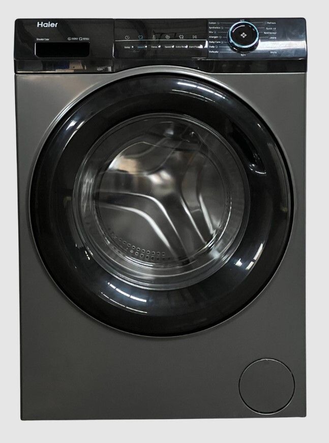 haier 7 kg Fully Automatic Front Load with In-built Heater Grey, Black-picture-28