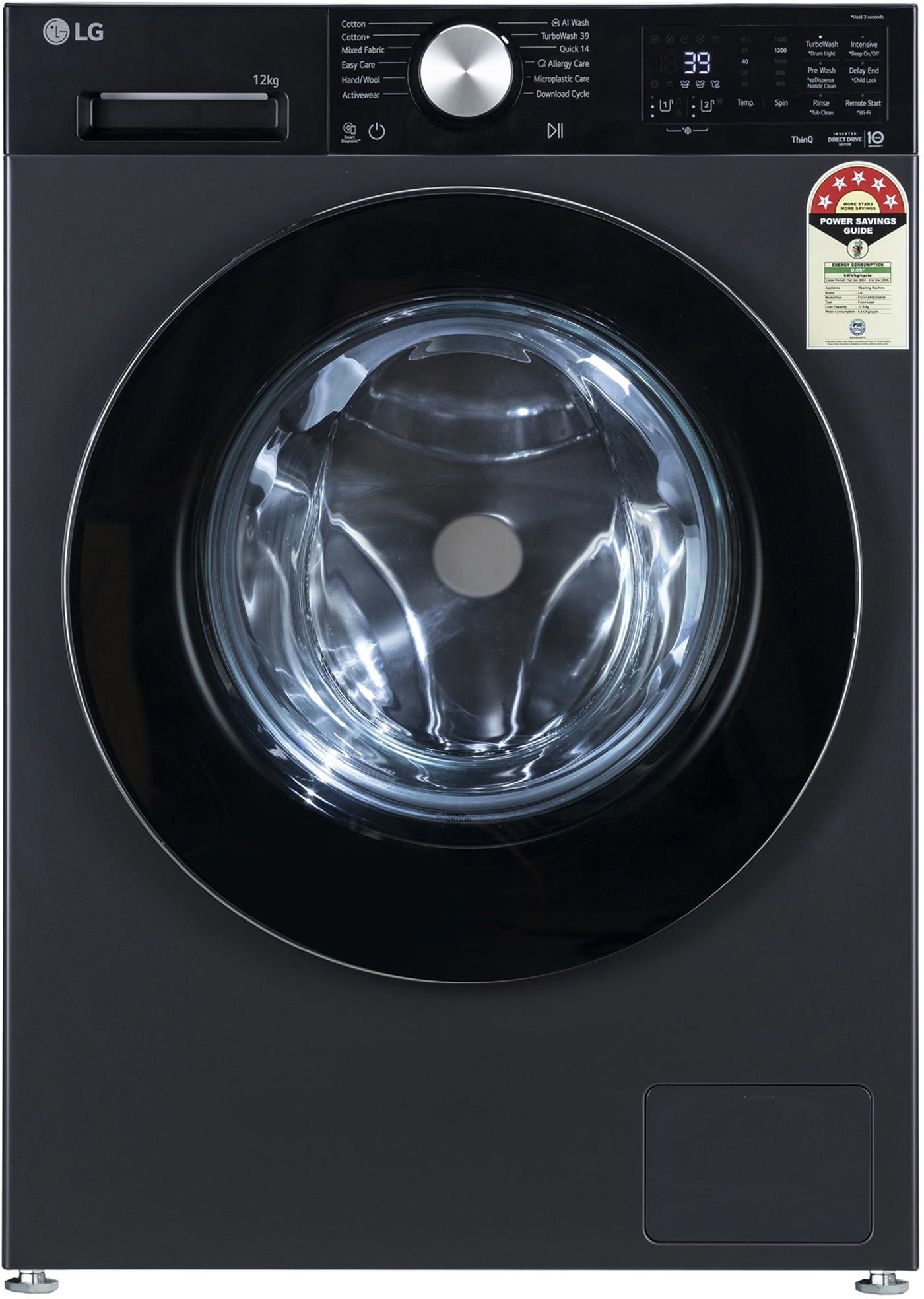 lg 12 kg Fully Automatic Front Load with In-built Heater Grey-picture-23