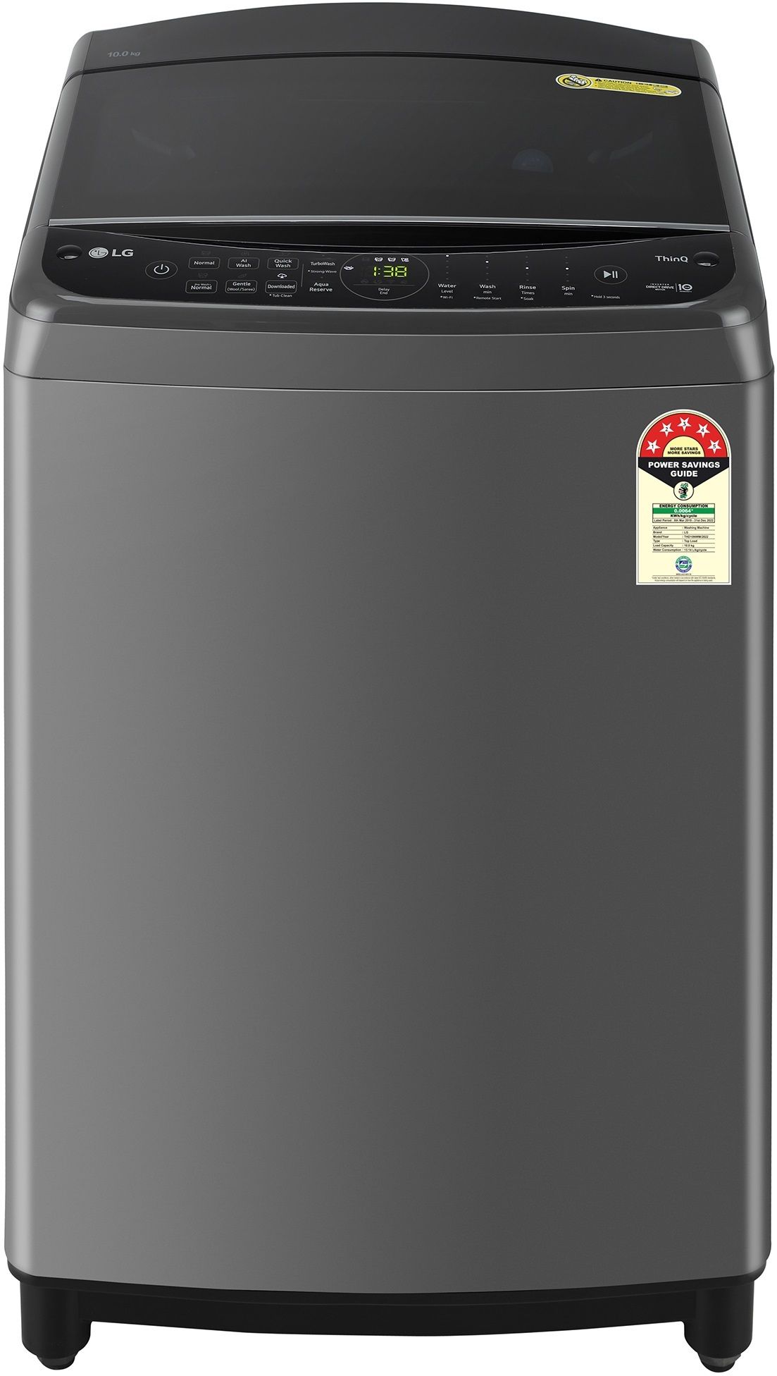 lg 10 kg with Wi-Fi Enabled,AI Direct Drive Technology Fully Automatic Top Load Grey-picture-18
