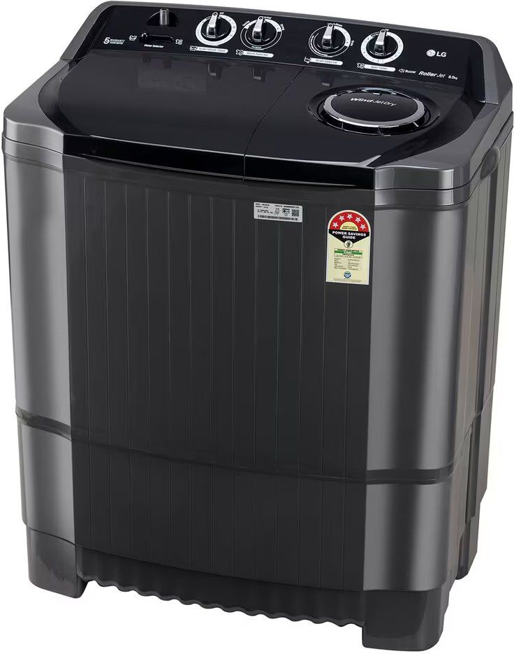 lg 8 kg Semi Automatic Top Load Black-picture-41