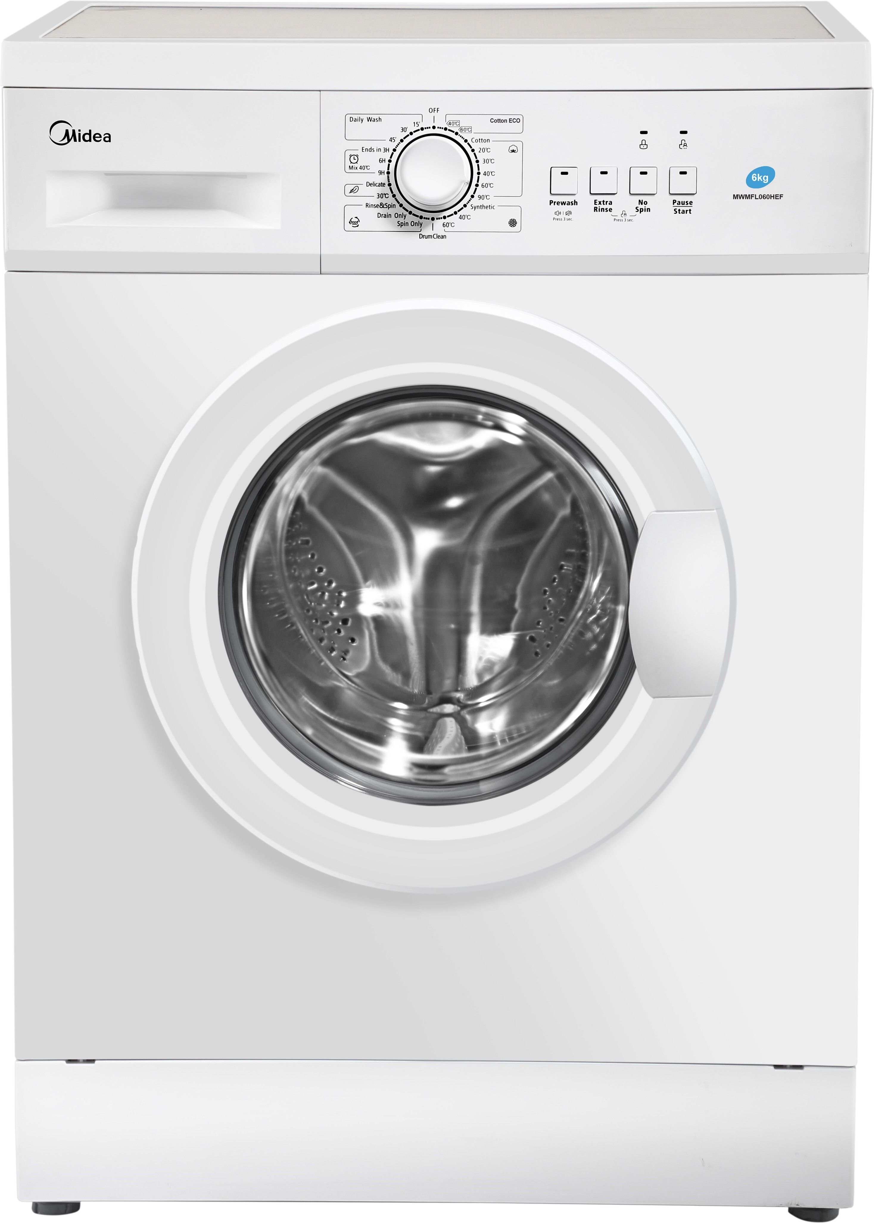 midea 6 kg Fully Automatic Front Load with In-built Heater White-picture-44