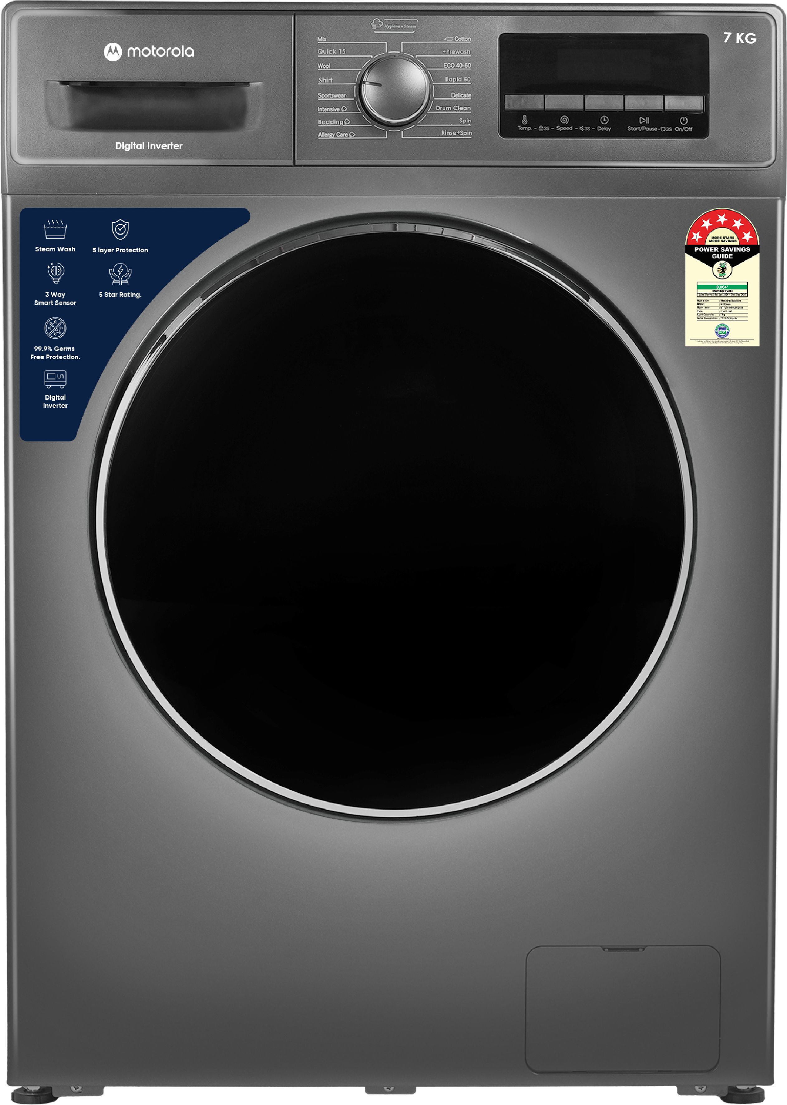 motorola 7 kg Fully Automatic Front Load with In-built Heater Grey-picture-27