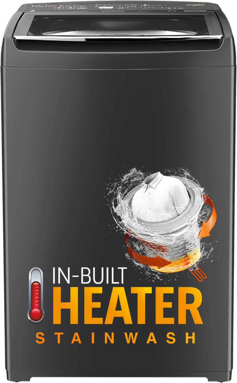 7.5 kg 5 Star Stainwash Pro Fully Automatic Top Load with In-built Heater Grey