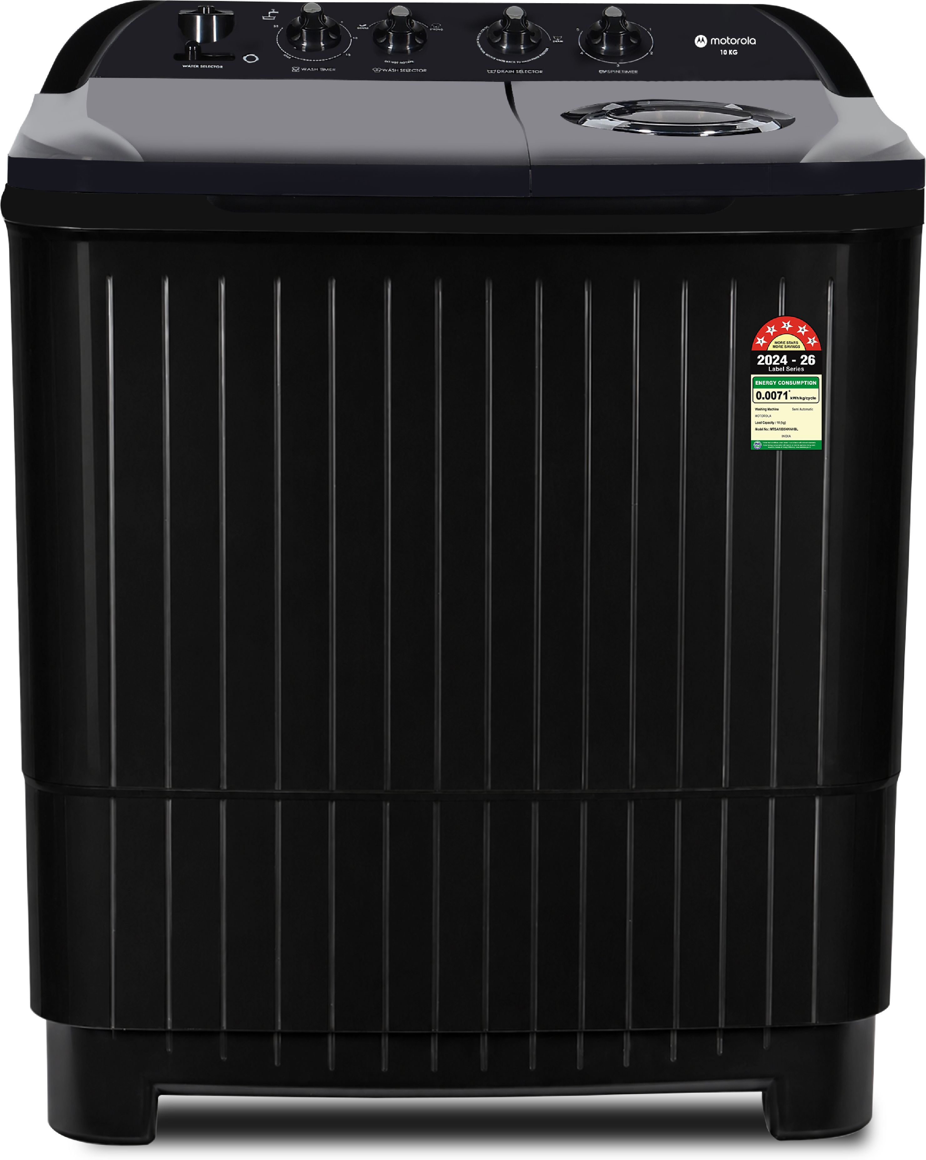 10 kg Semi Automatic Top Load Black-image-28