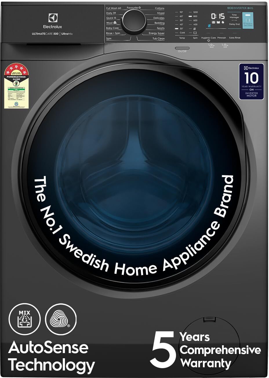 electrolux 8 kg Fully Automatic Front Load with In-built Heater Silver-picture-31