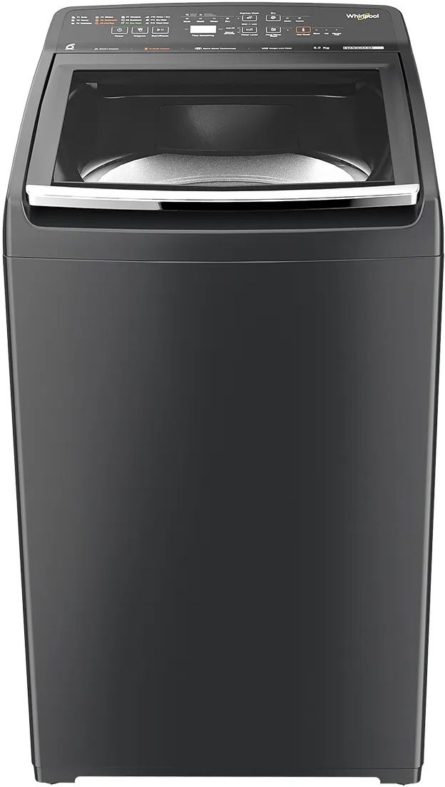 8 Kg Fully Automatic Top Load with In-built Heater Grey-image-1
