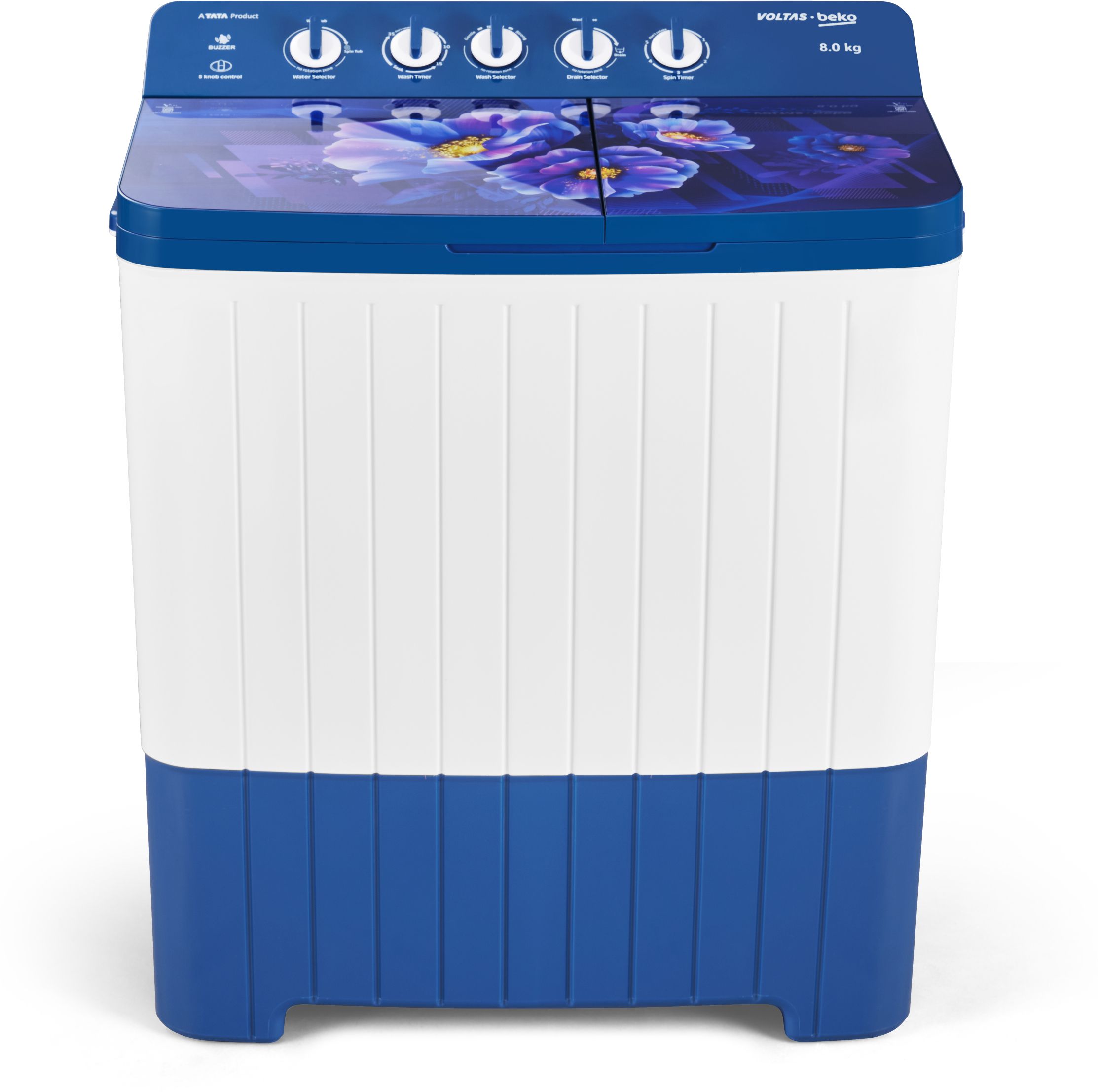 8 kg Semi Automatic Top Load Blue, White-image-39