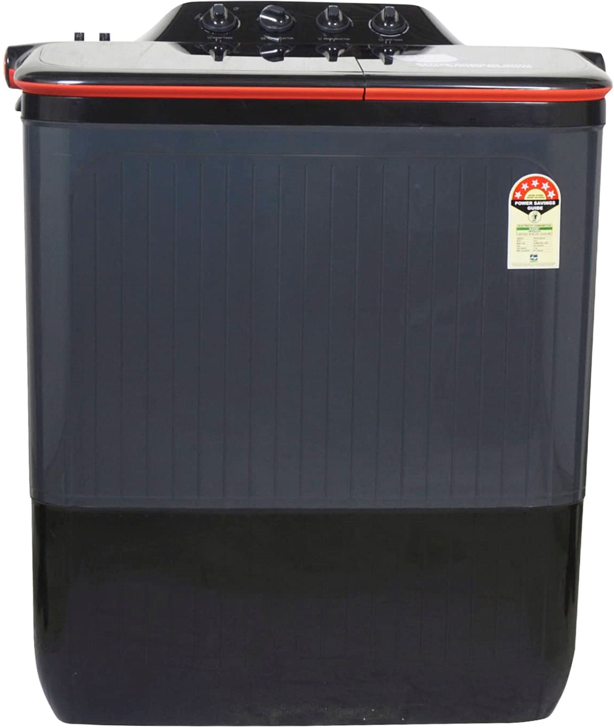 7.5 kg Semi Automatic Top Load Black, Red-image-24