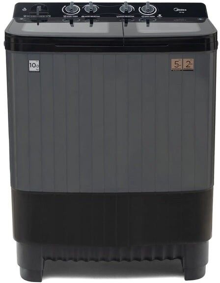 10 kg Semi Automatic Top Load Black, Grey-image-24
