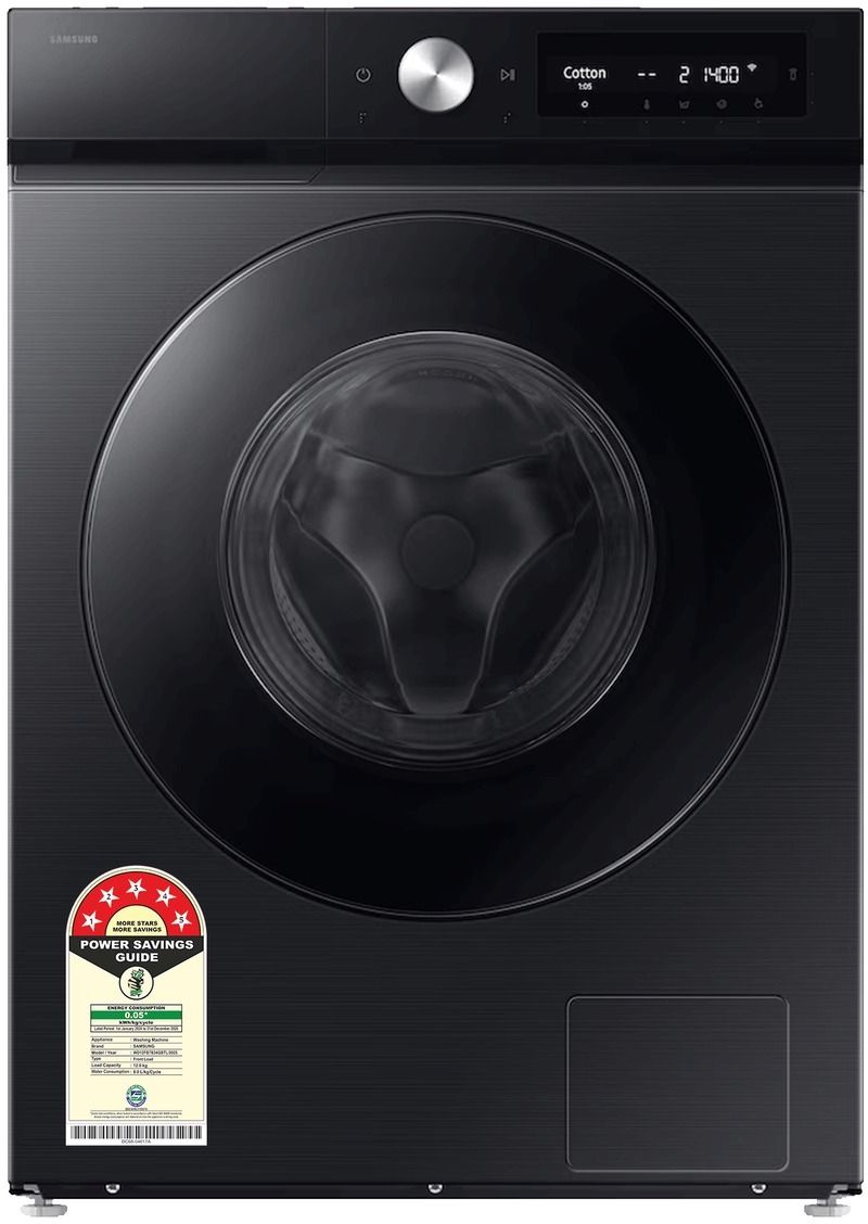samsung 12 kg Fully Automatic Front Load with In-built Heater Black-picture-1