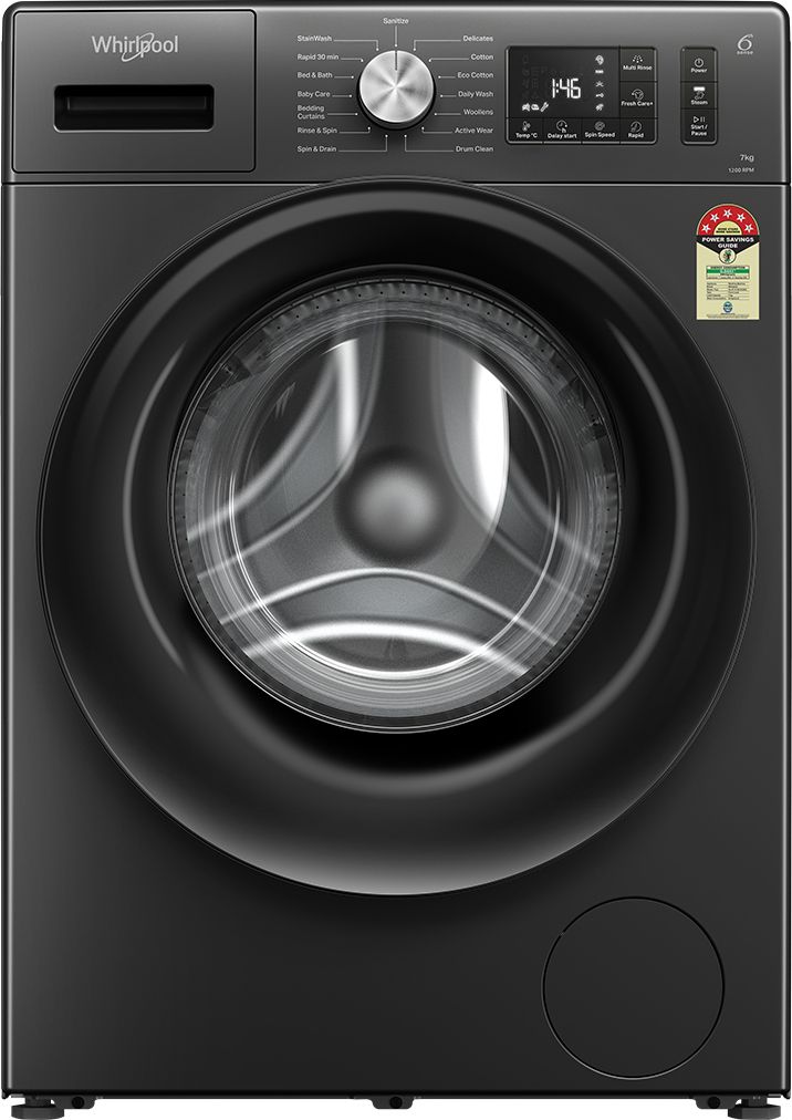 7 kg Fully Automatic Front Load with In-built Heater Grey