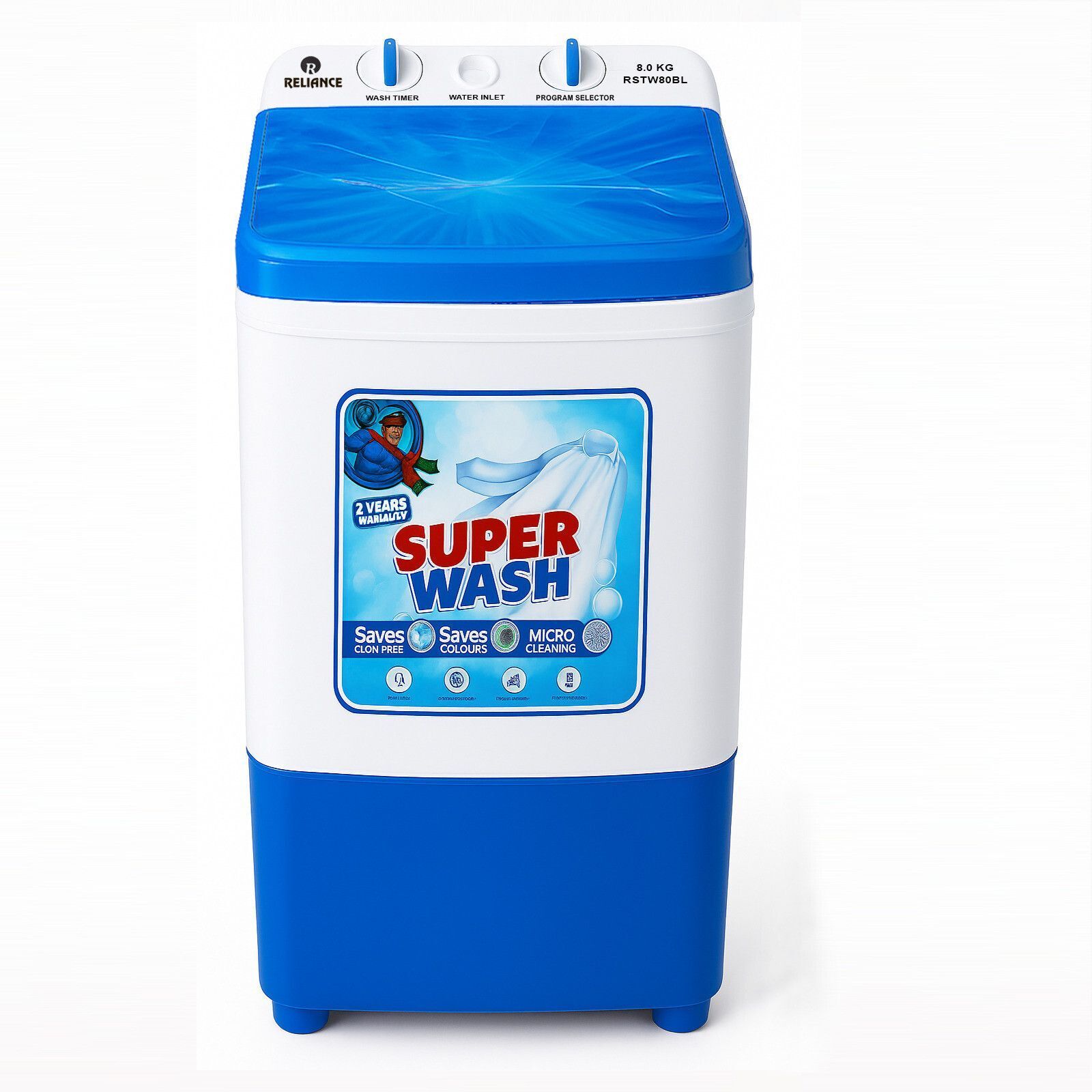 reliance 8 kg Washer only Blue-picture-32