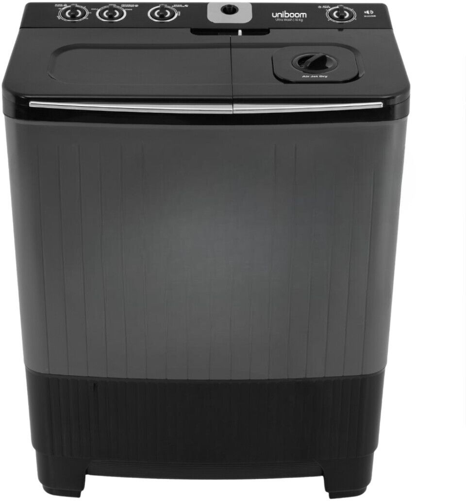 uniboom 10 kg Semi Automatic Top Load Grey, Black-picture-11