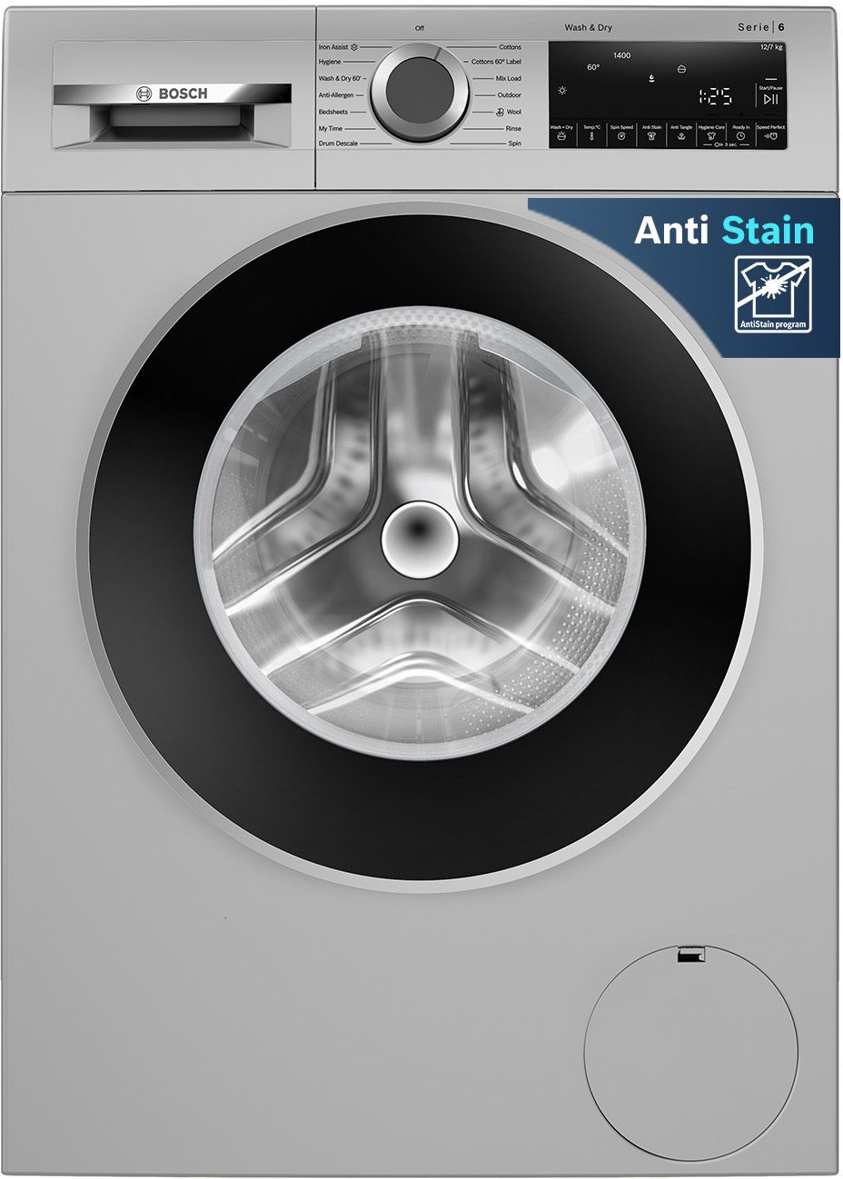 bosch 12 Washer with Dryer with In-built Heater Silver-picture-24