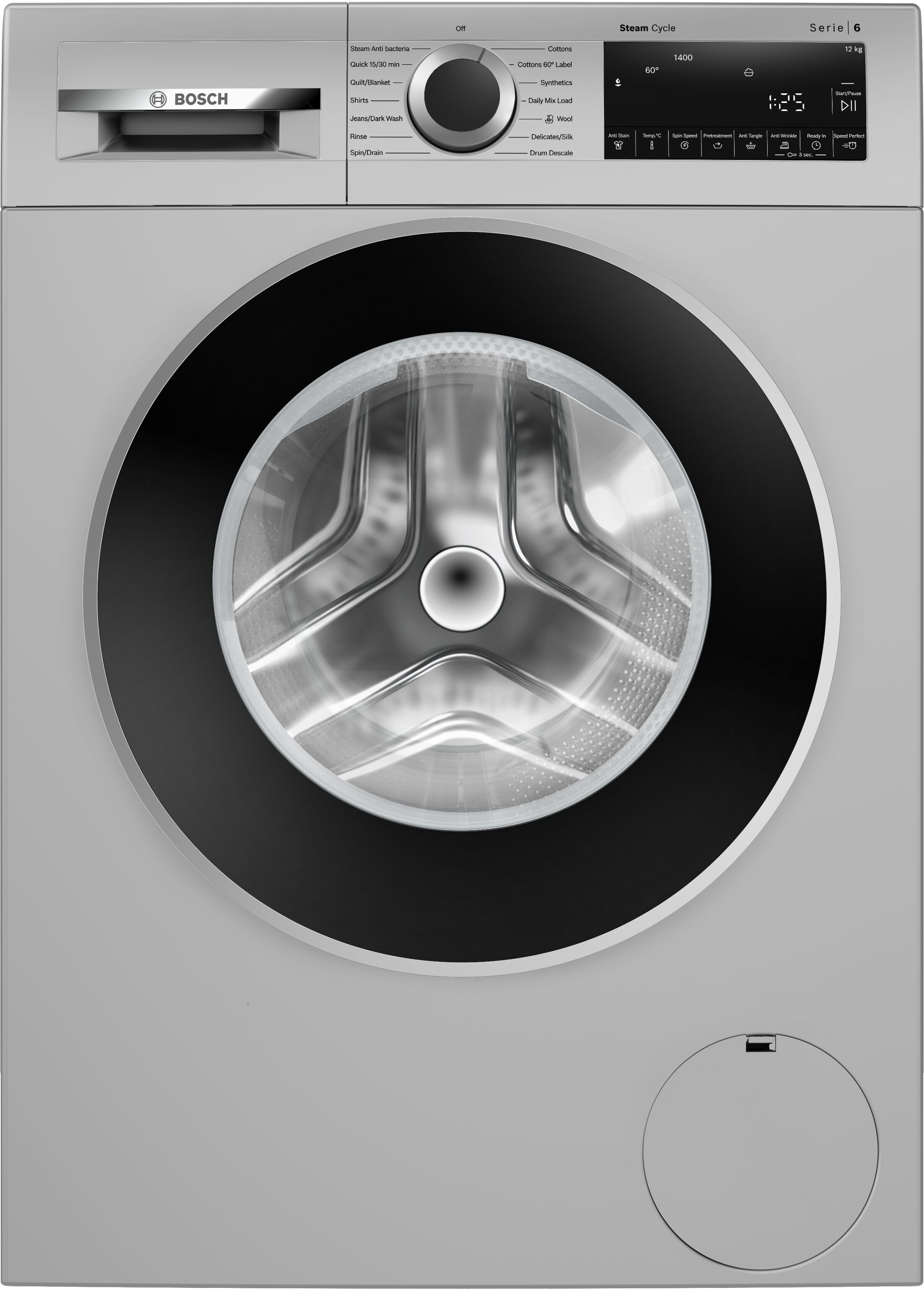 bosch 12 kg Fully Automatic Front Load with In-built Heater Silver-picture-27