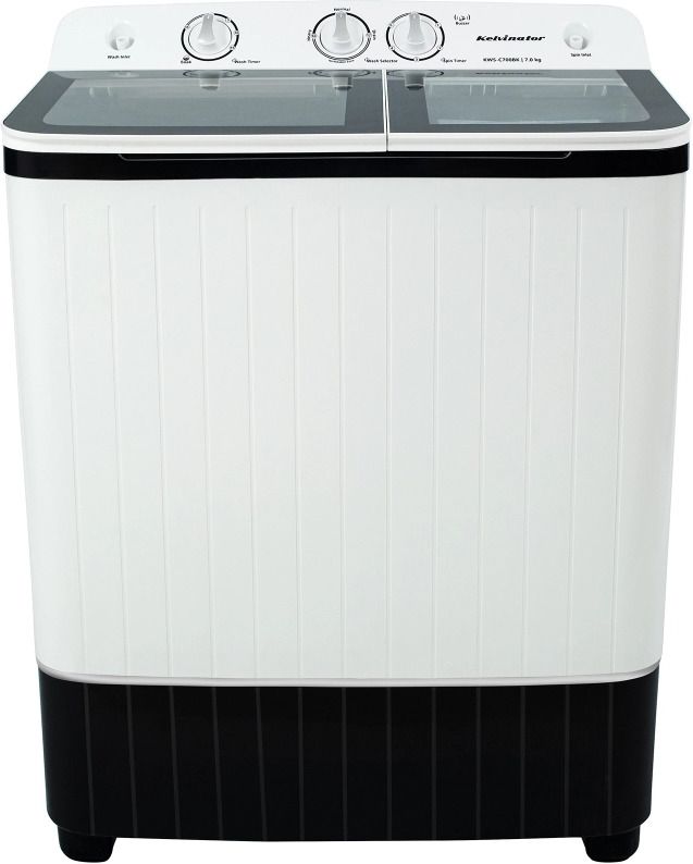kelvinator 7 kg Semi Automatic Top Load with In-built Heater Grey-picture-11