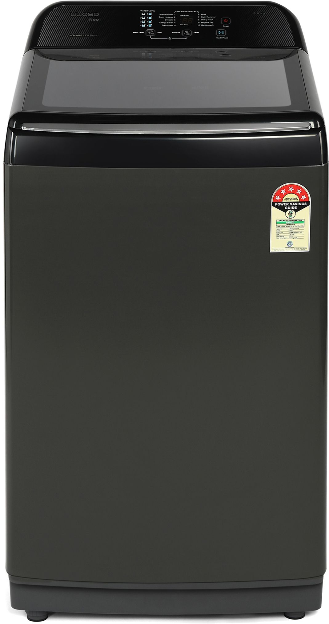 lloyd by havells 8 kg Washing Machine Fully Automatic Top Load Black-picture-10