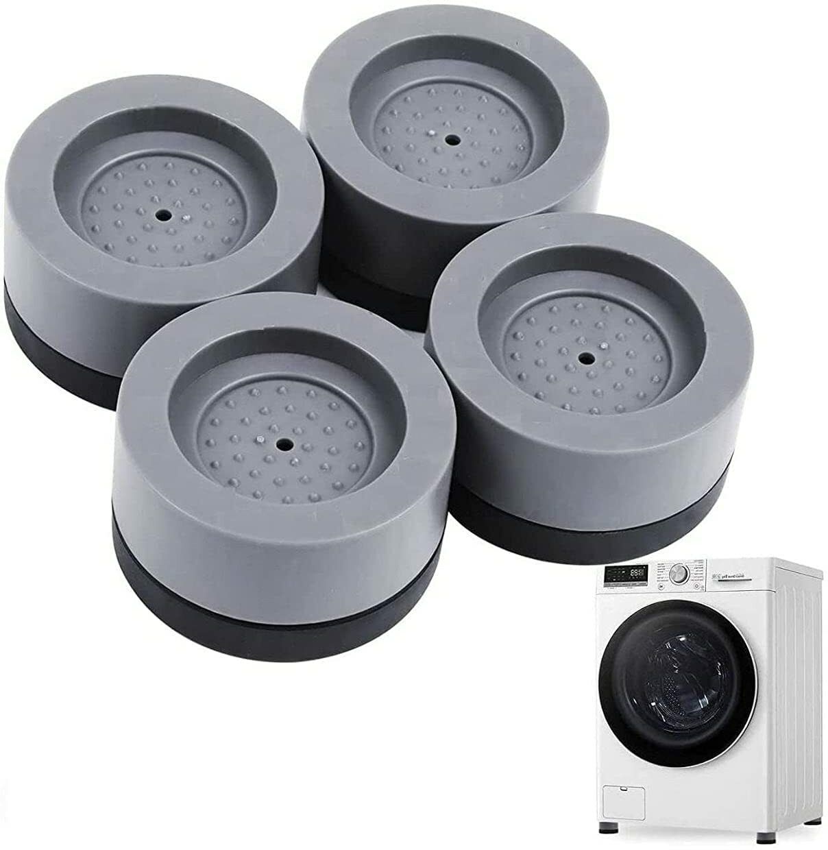 kgbtreads Washer Dryer Anti Vibration Pads Feet, Machine Shock Lifting Base(4 Piece Indoor and Outdoor Rug Pad-picture-44