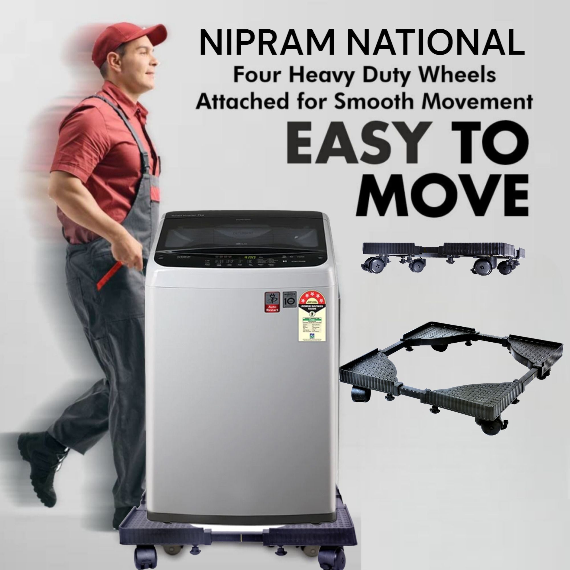 Refrigerator, Washing Machine, Air Cooler Material Iron, Plastic