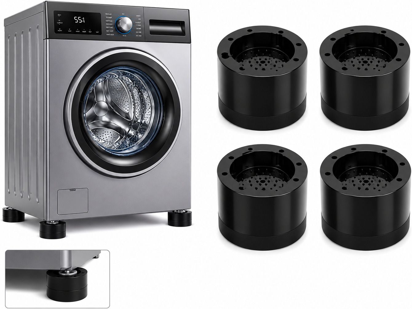 anshaura Washing Machine, Water Cooler, Refrigerator, Air Cooler Material Plastic-picture-31