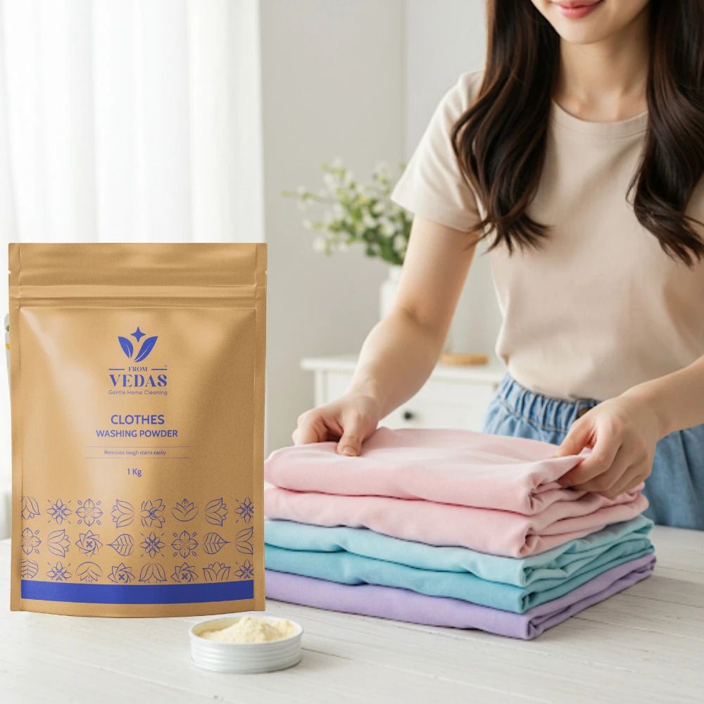 fromvedas Organic Natural Herbal Washing Powder Detergent Powder-picture-19