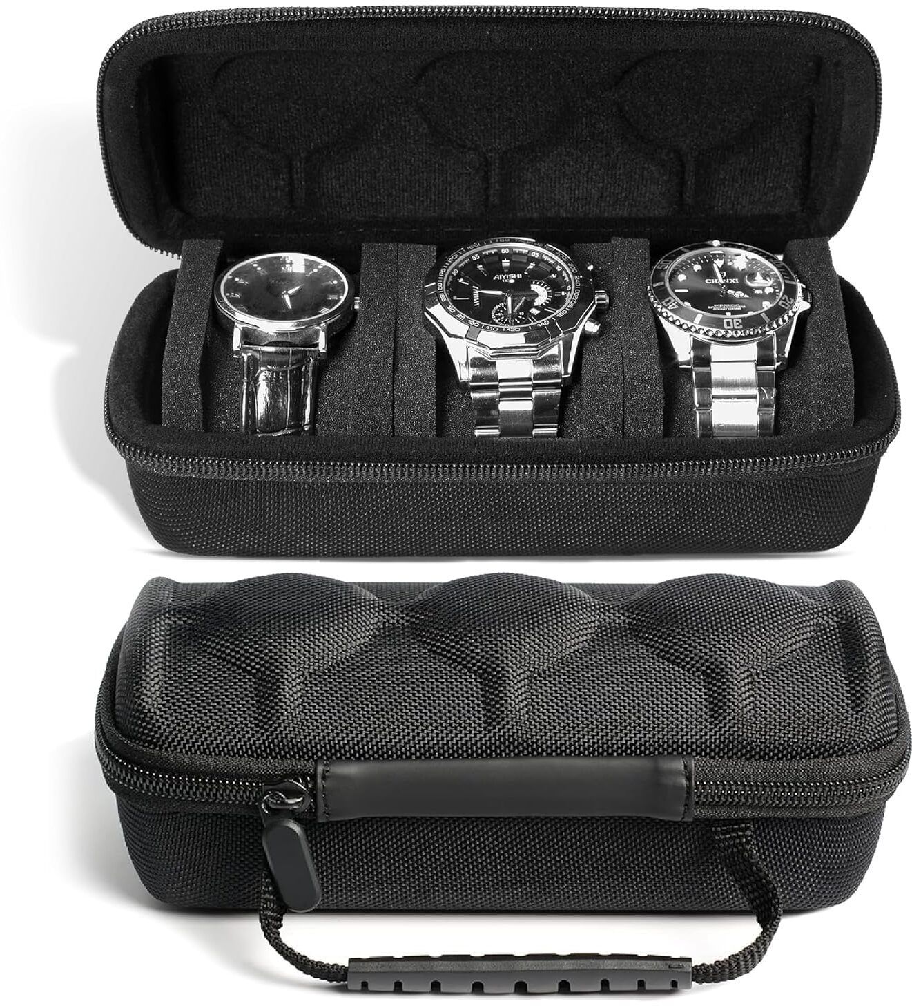 on gate Watches Storage Box Holder Organizer | Leather Watch Box Holder Case of Watches Watch Box-picture-7