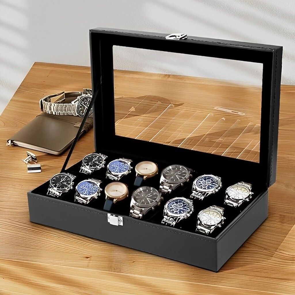 rectangular watch box