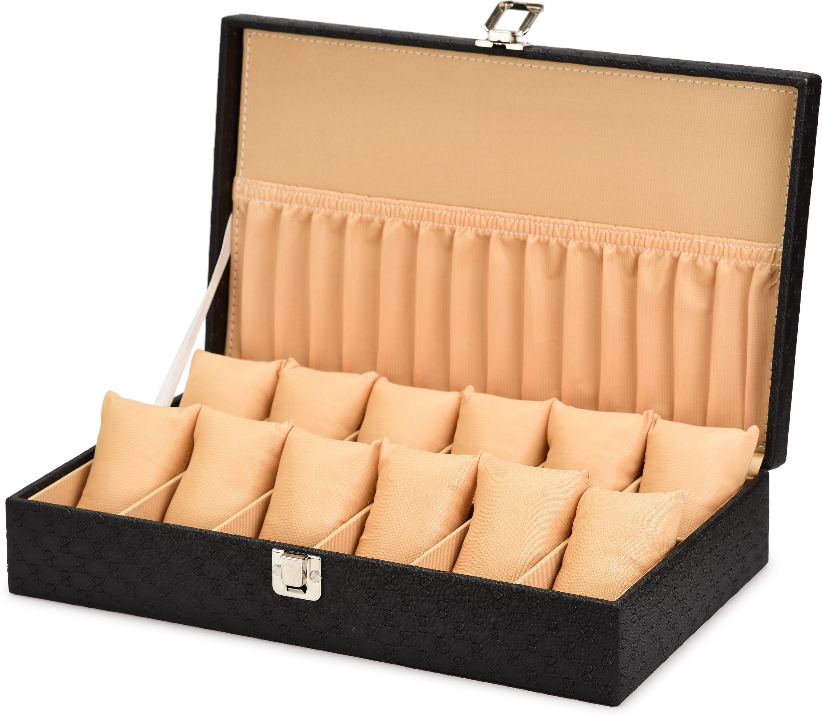 alika Royal Black Watch Case, Watch Organiser for Men`s and Women`s M M Watch Box-picture-19