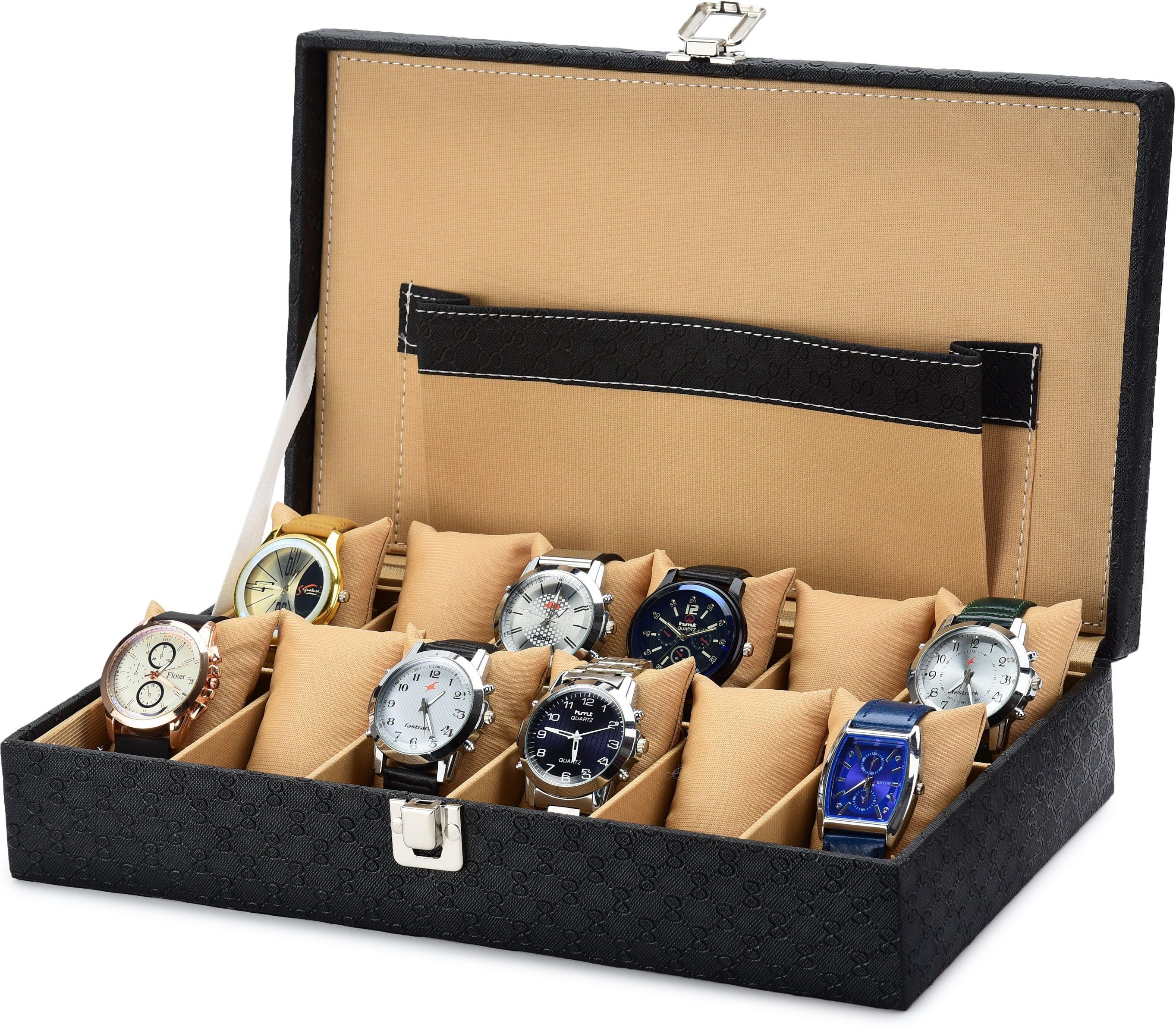 Special Men's and Women's Watch Box Organiser Case in Tran Watch Box Watch Box-image-47