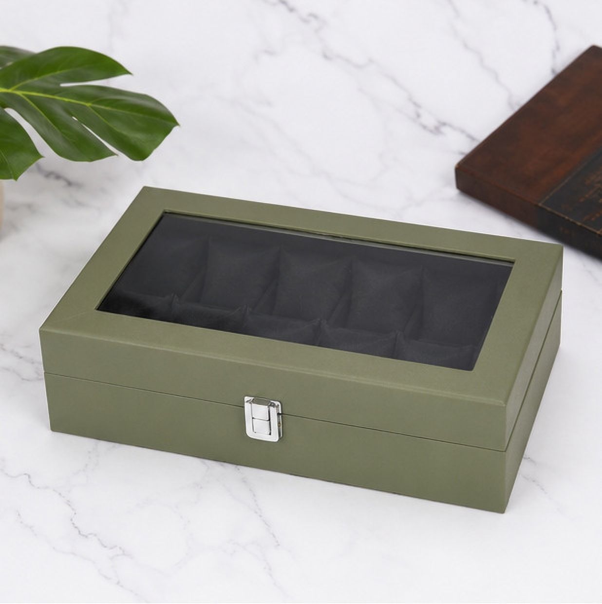Premium 12 Slot Watch Box Organizer for Men Watch Box-image-23