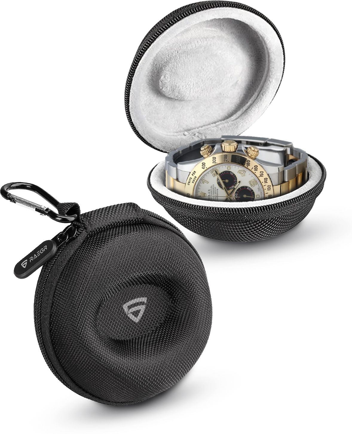 Travel Watch Case & Organizer | Single Storage Watch Box with Zipper Watch Box-image-39