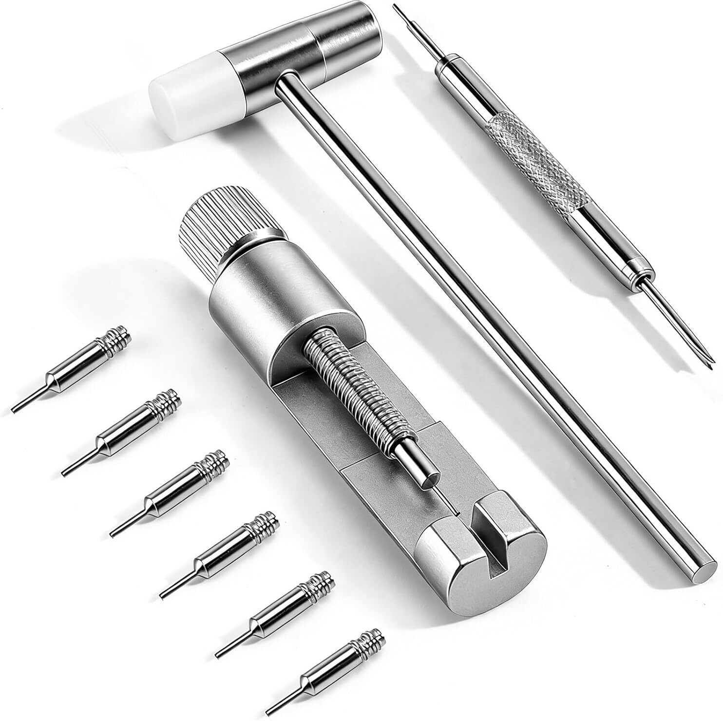 ORTIZA Professional Complete Watch Repair Kit with Link Remover Spring Bar Tool Set 9-piece Watch Repair Kit-image-23