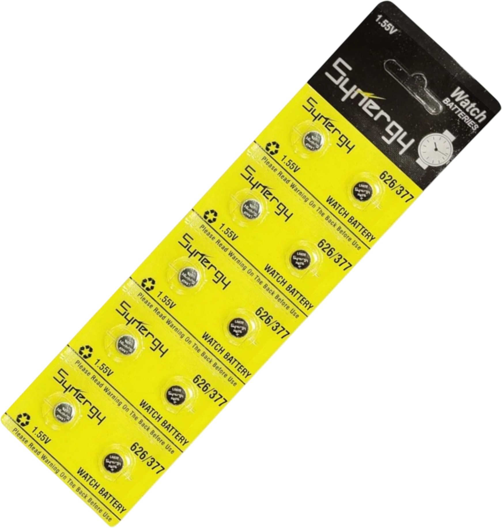 TOOLBUX 10 Pack LR626 377 Watch Battery 1.55V Alkaline Button Cell Batteries 1-piece Watch Repair Kit-image-43