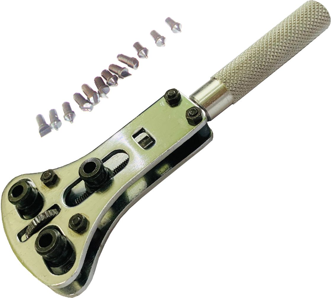 GOGNA Watch Case Opener Jexa Wrench Tool for Waterproof Watches Case back opener 13-piece Watch Repair Kit-image-44
