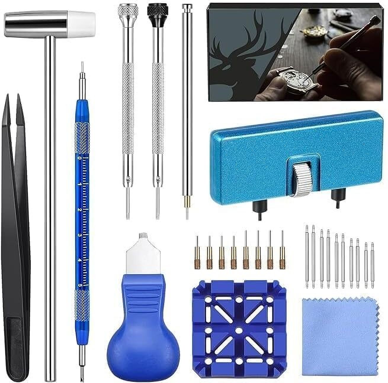 Jiyancreation 28 in 1 Watch Repair Kit 28-piece Watch Repair Kit-image-33