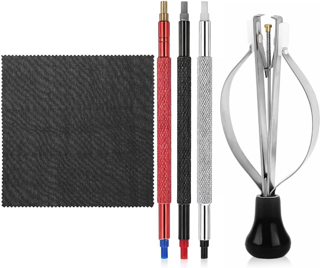 SERPLEX Watch Hand Setting and Removal Kit for Wristwatch Repair Tool Set Precision 5-piece Watch Repair Kit-image-38