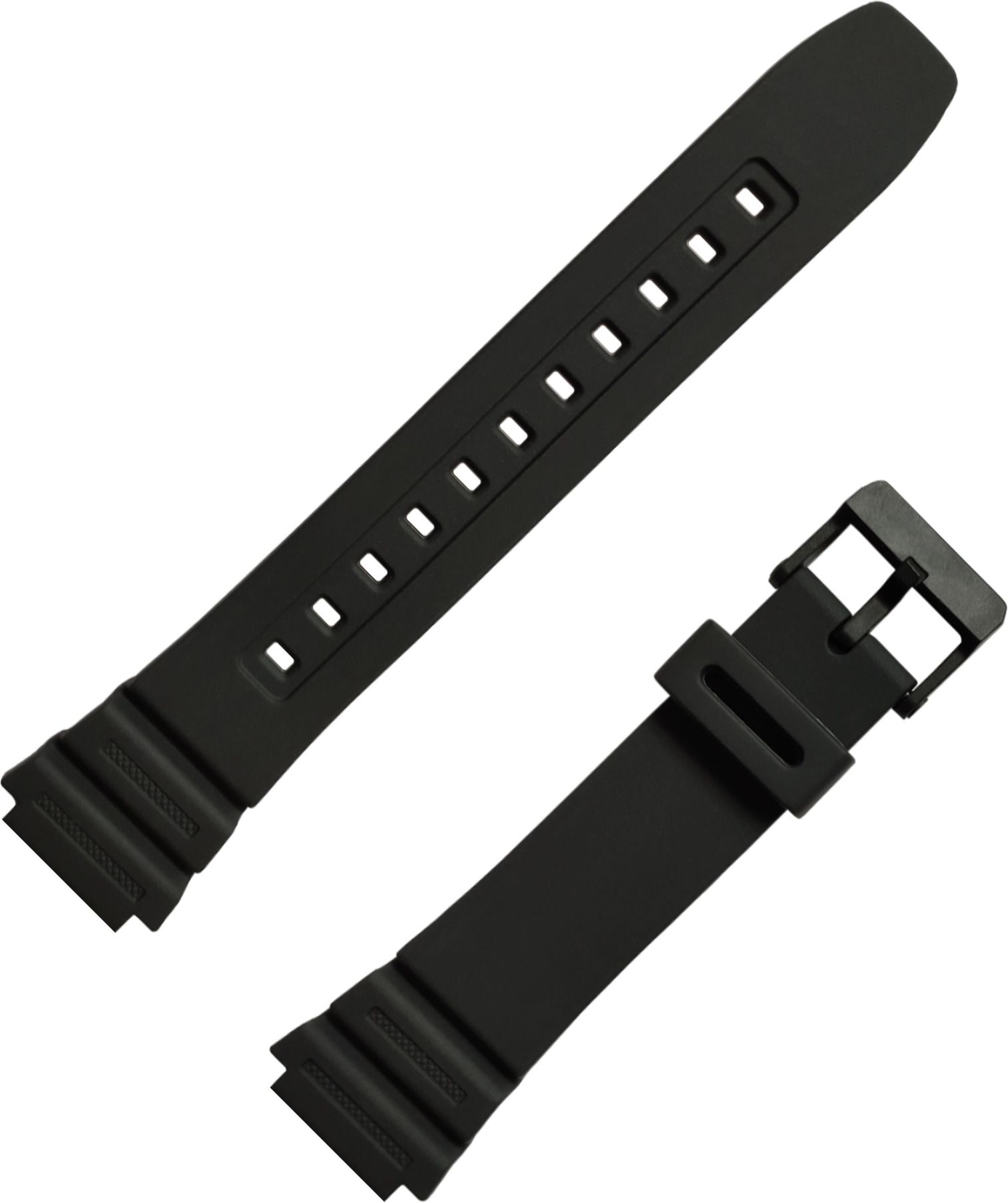rayyn [caso5]compatible with casio watch models ae-1200wh,ae-1300wh,f-108wh,w-216h 18 mm resin watch strap