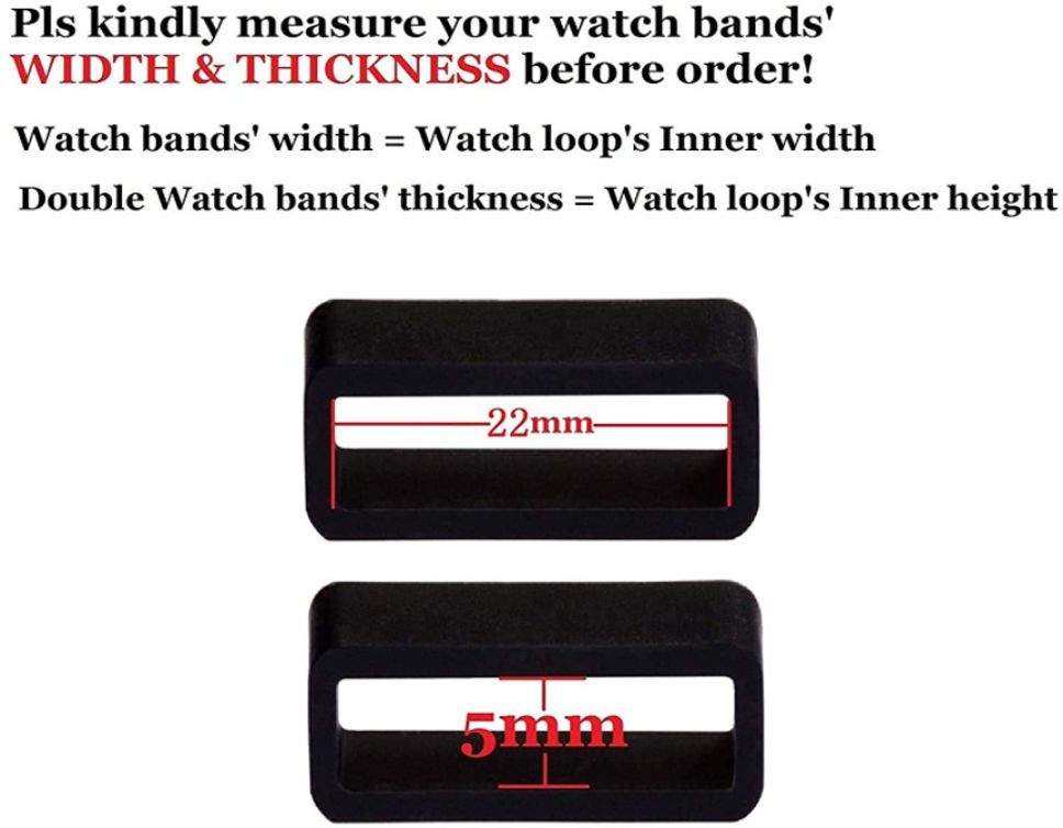 ABC watch runner 22(2) 22 mm PVC Watch Strap-image-13