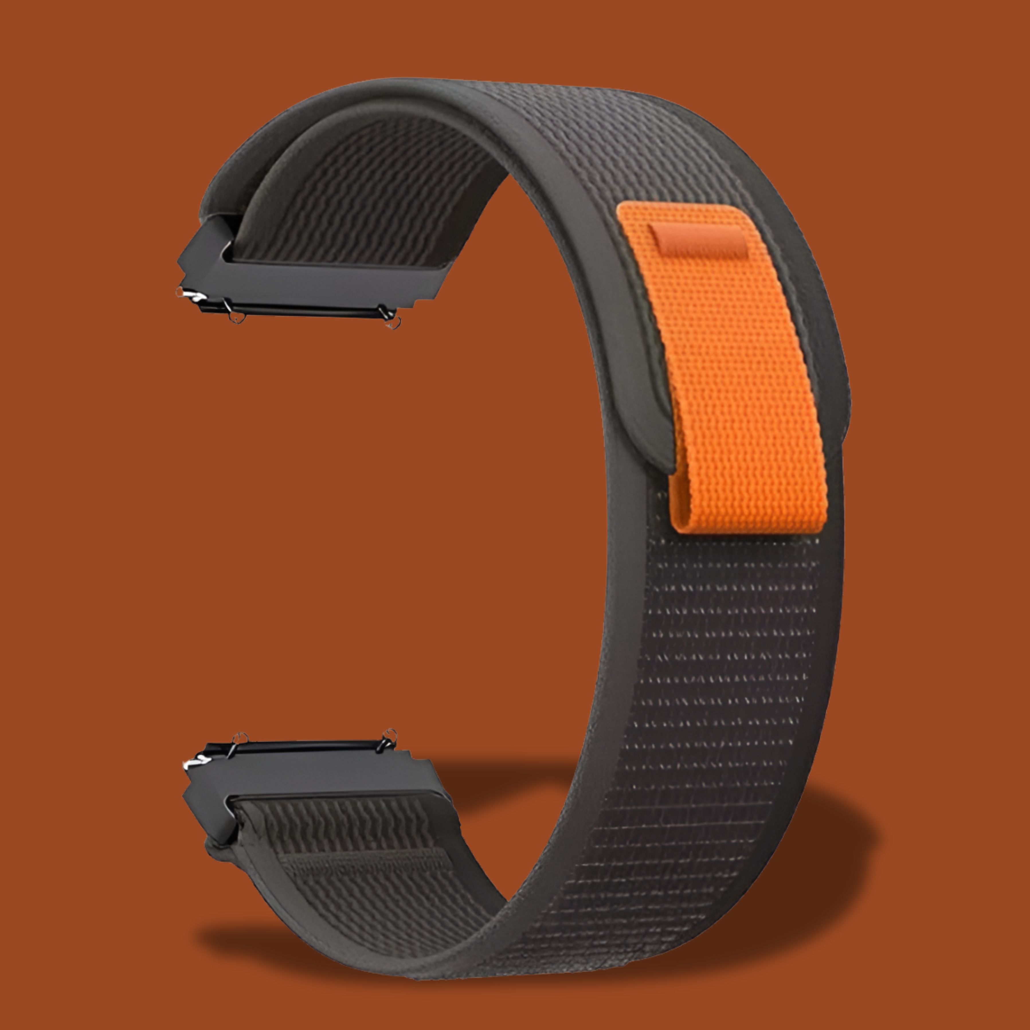 TooHype 22mm Nylon Velcro Trail Watch Strap Adjustable /Compatible Watch List In Photo 22 mm Fabric Watch Strap-image-46