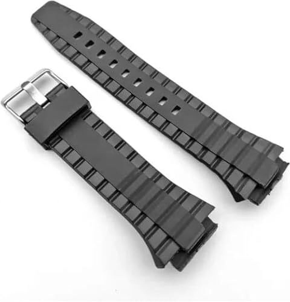 LUBA HIMT Resin Watch Strap, Black, compatible with Q&Q GW79 and M127 Model Watches 16 mm Resin Watch Strap-image-45