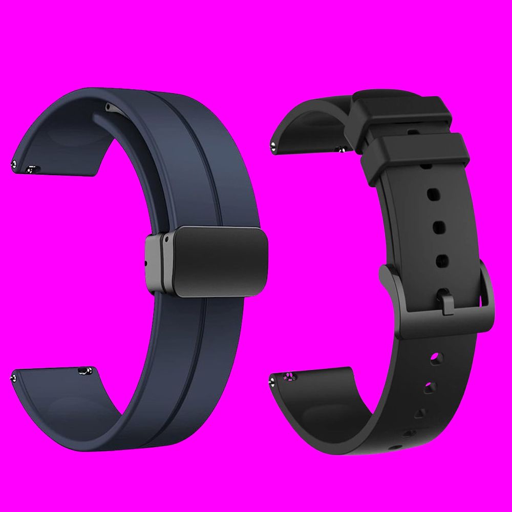 maa creation BAND 22MM 21 mm Silicone Watch Strap-image-29