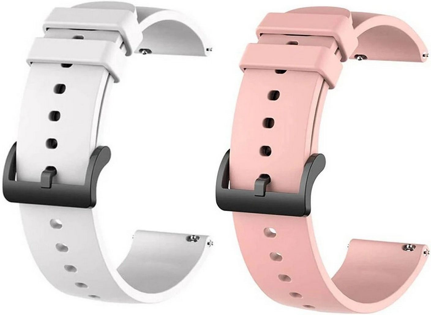 SEHUB 20mm Silicone Replacement Watch Bands for Smart & Analog Watches 20 mm Silicone Watch Strap-image-49