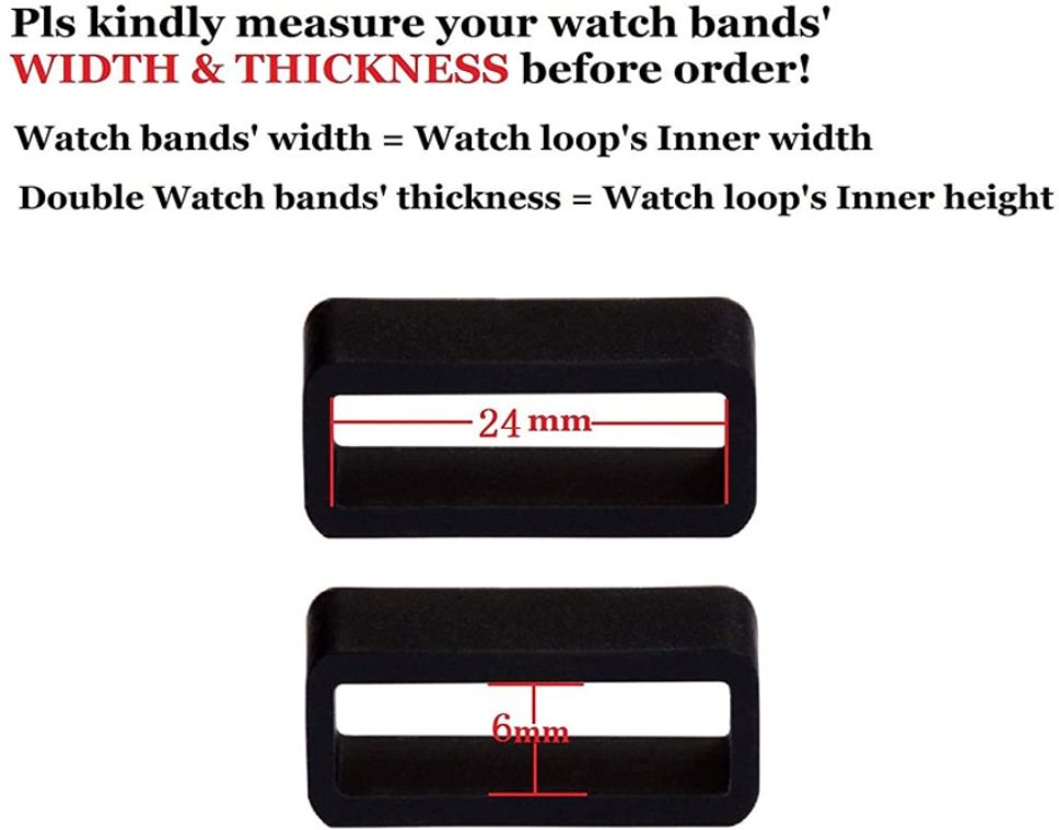 ABC watch runner 24(2) 24 mm PVC Watch Strap-image-38