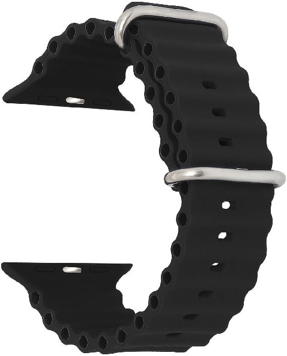 TRENDINGVIEW premium soft silicone fit to 42mm/ 44mm / 45mm / 46mm /49mm ZIG-ZAG Straps 44 mm Silicone Watch Strap-picture-18