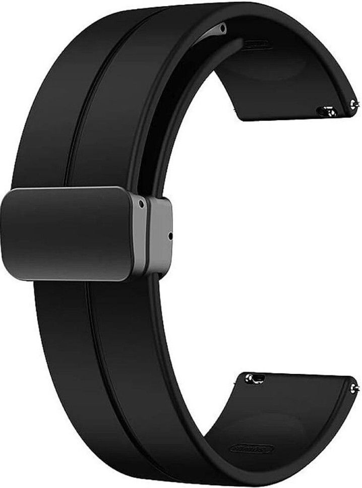 TRENDINGVIEW Magnetic Watch Band with Folding Buckle and Quick Release 20 mm Silicone Watch Strap-image-44