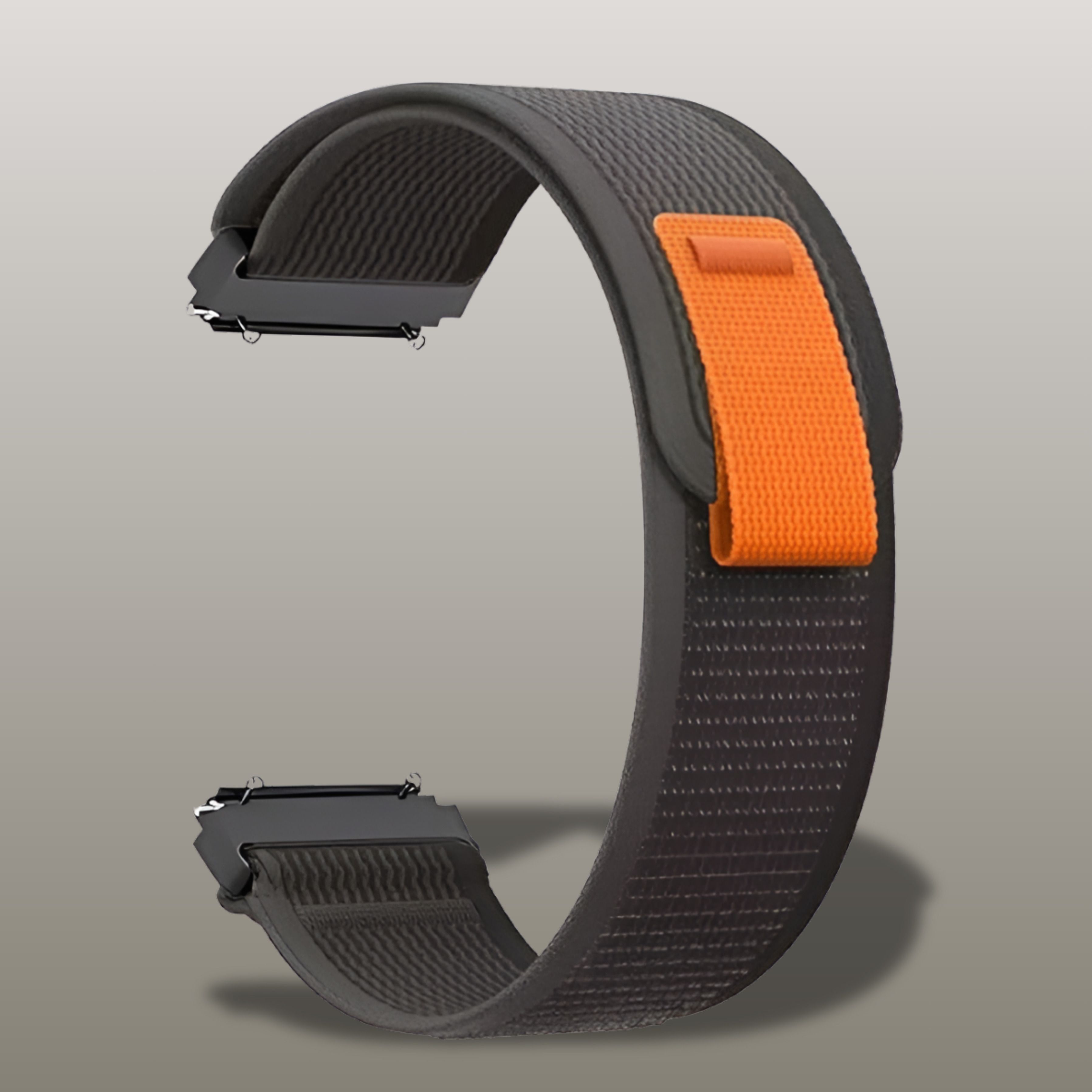 Firetook 22mm Velcro Watch Belt Strap Nylon Trail Loop V6(Compatible Watch List In Photo) 22 mm Fabric Watch Strap-image-10