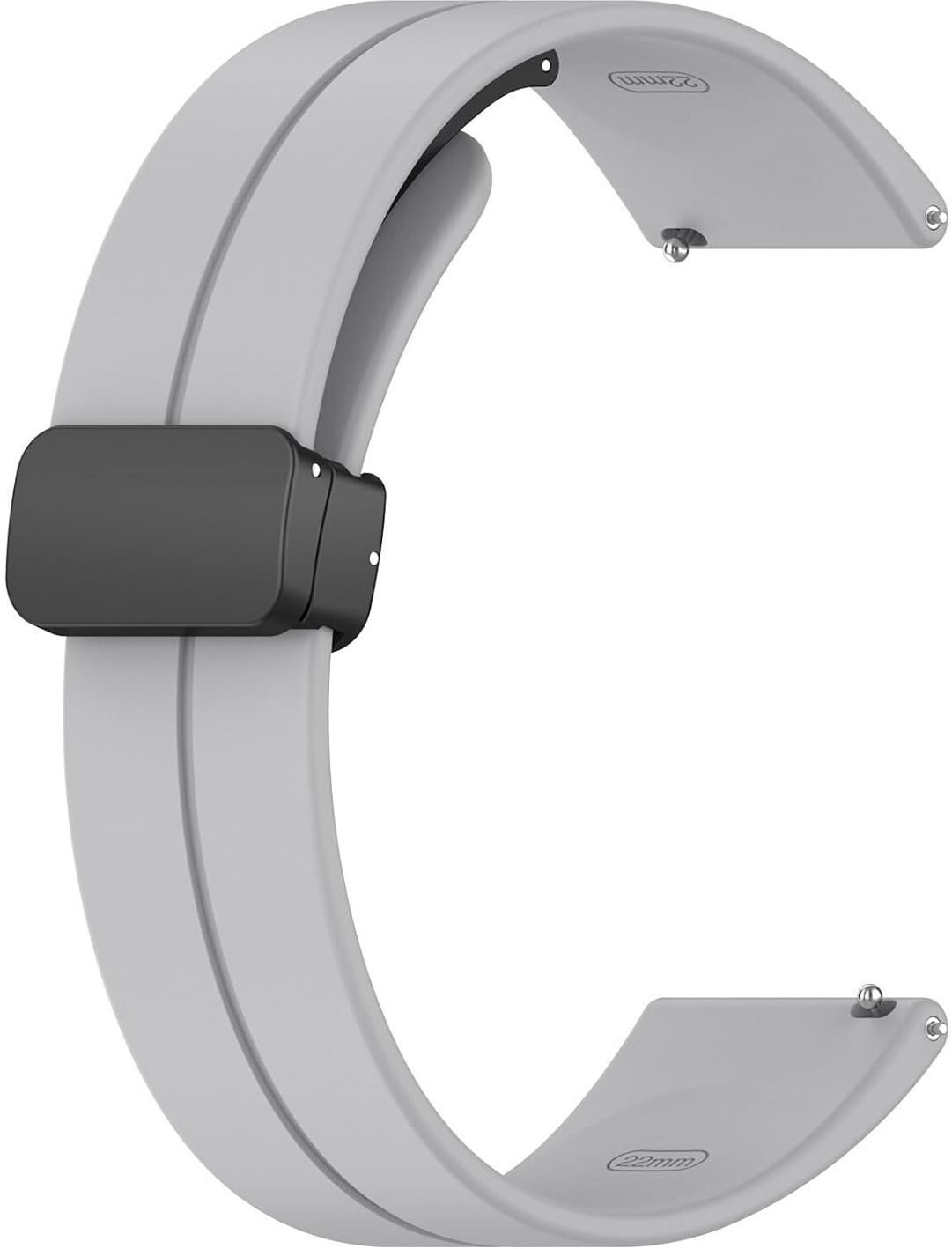 TRENDINGVIEW Magnetic buckle 22mm smartwatch strap for men/women 22 mm Silicone Watch Strap-image-7