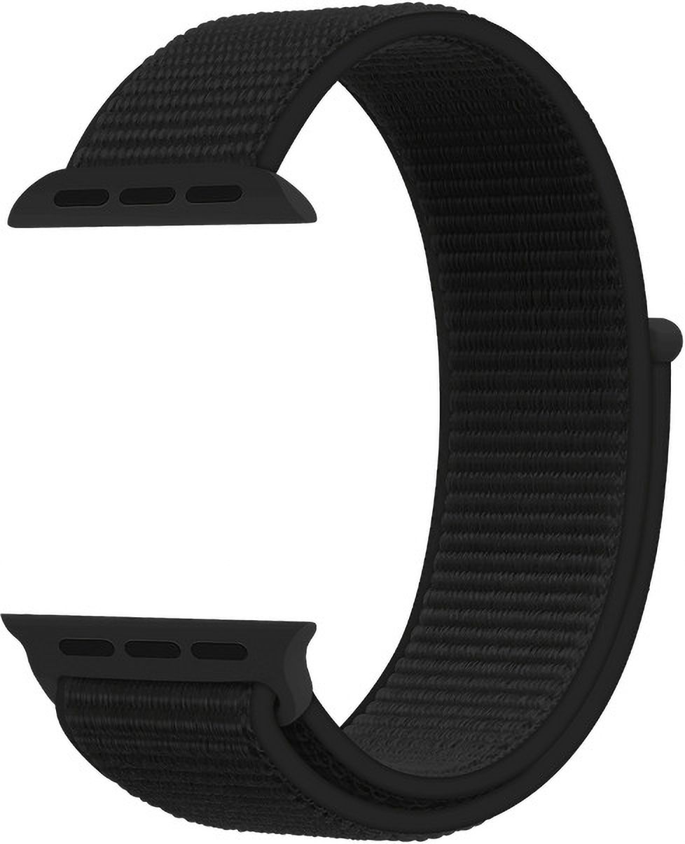 Sacriti s Black nylon 44 mm 44 mm Fabric Watch Strap-image-19