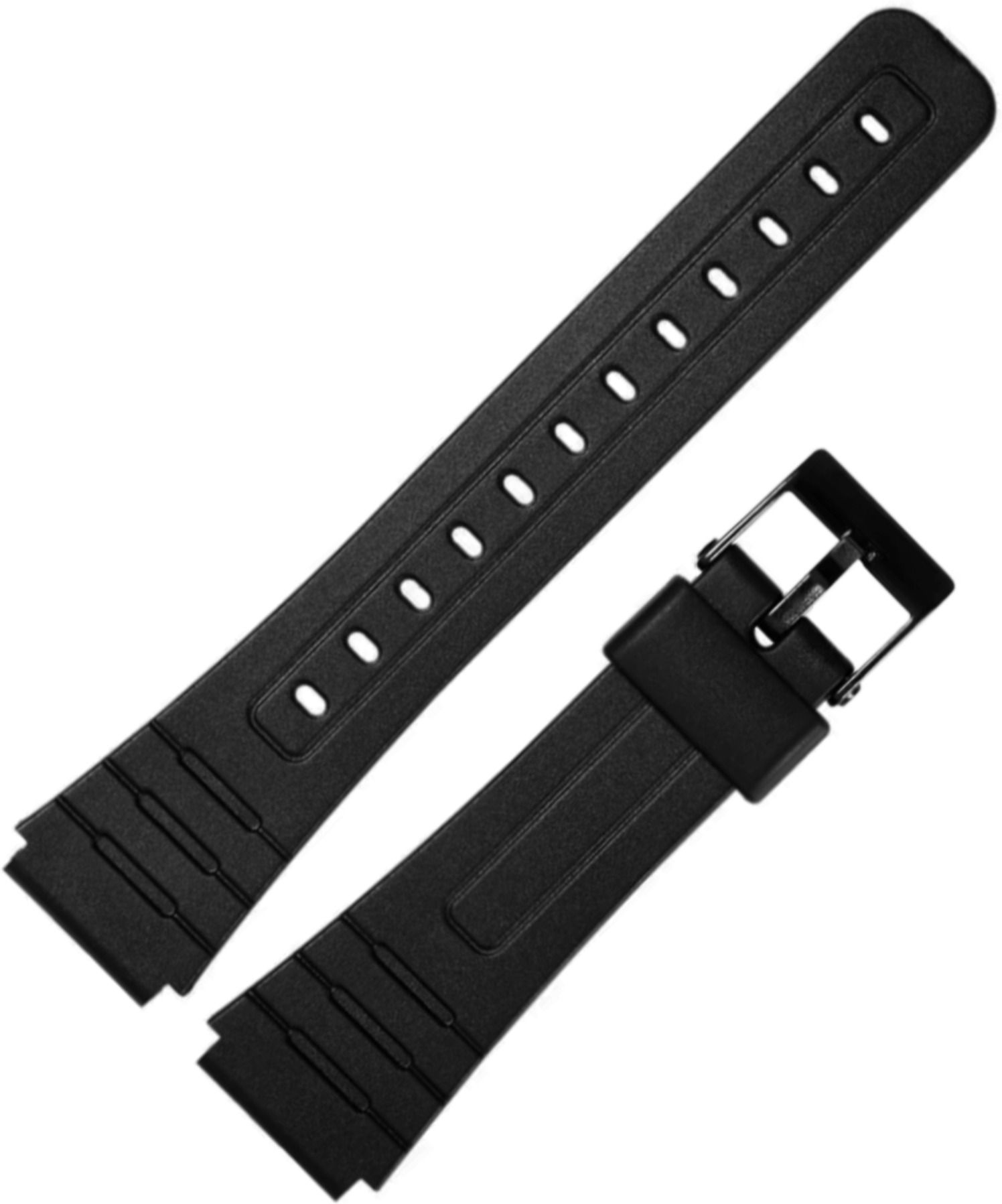Rayyn [CASO3] F-91W F-91WG,F-91WM,F-94WA,F-93W,F-105W,F-106W,F-28W&Other Models 18 mm Resin Watch Strap-image-8